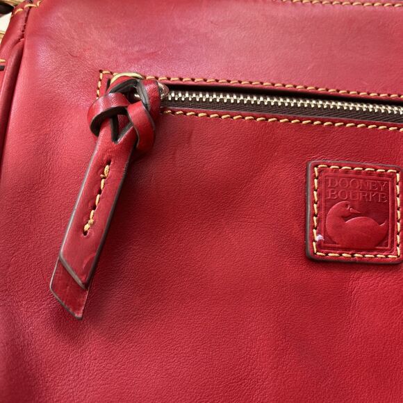 Dooney & Bourke Florentine Pocket Crossbody Handbag Red - Picture 14 of 14